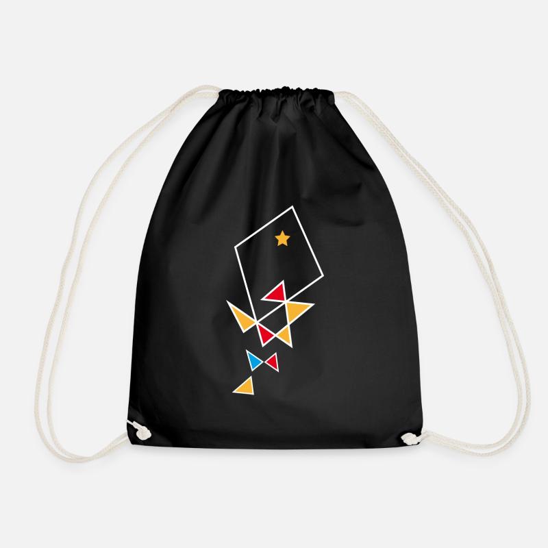 The Golden Fish - Gold fish_blanc - Drawstring Bag - black
