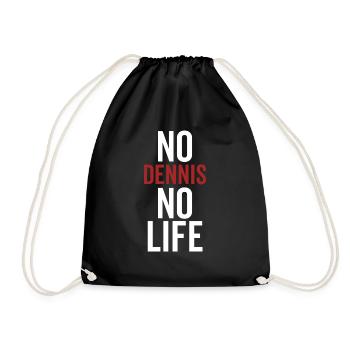 Pas de Dennis Pas de vie - Sac de sport léger - noir - Devant
