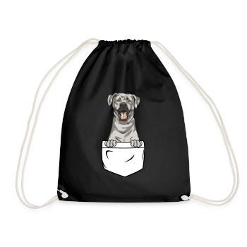 Silver Labrador Retriever Silver Lab - Sac de sport léger - noir - Devant