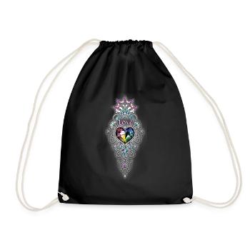 Diamond Love LGBTQ - Turnbeutel - Schwarz - Vorne