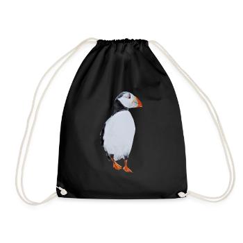 macareux - Sac de sport léger - noir - Devant