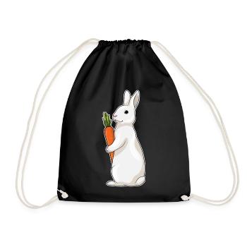 Carotte de lapin - Sac de sport léger - noir - Devant