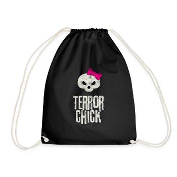 Terror Tussi Skull - Drawstring Bag - black - Front