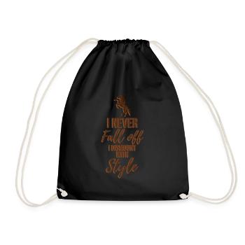 Cheval cadeau de cheval amoureux de cheval - Sac de sport léger - noir - Devant