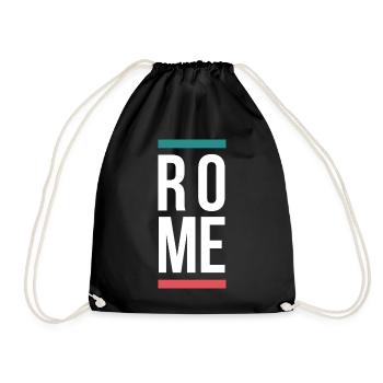 Conception typographique de Rome City Bold - Sac de sport léger - noir - Devant