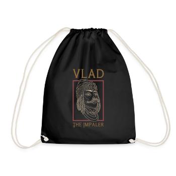 Vampir Vlad Tepes Impale Rumänien Spruch - Turnbeutel - Schwarz - Vorne