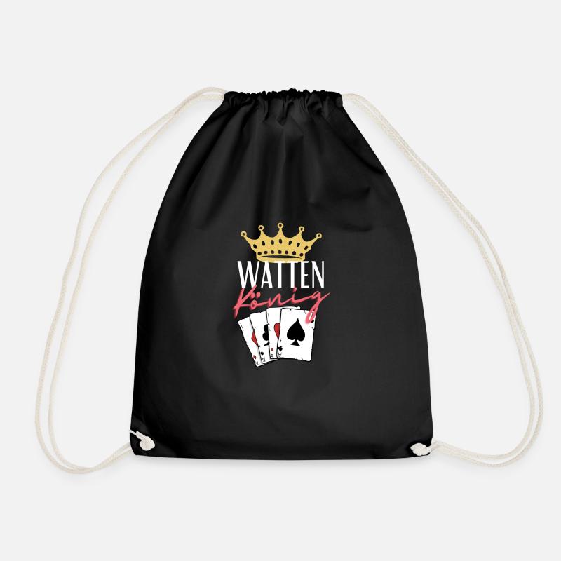 Watten König - Turnbeutel - Schwarz