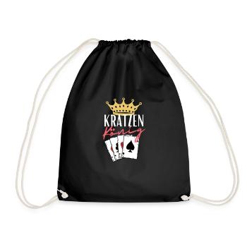 Scratch King - Drawstring Bag - black - Front