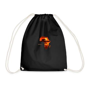 Afrique - Sac de sport léger - noir - Devant