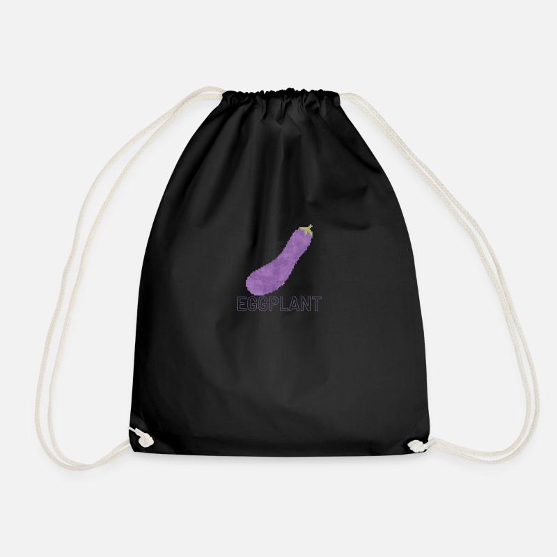 Eggplant - Turnbeutel - Schwarz
