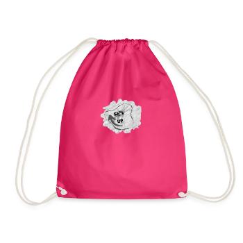 SH*T UP T-Shirt *Haute Qualité* - Sac de sport léger - fuchsia - Devant