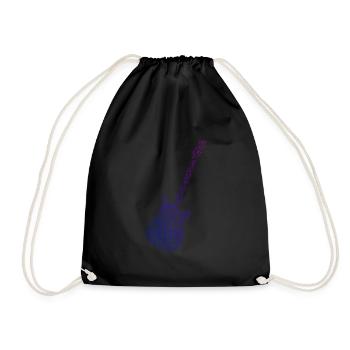Guitare électrique Femmes Guitare électrique Guitare - Sac de sport léger - noir - Devant