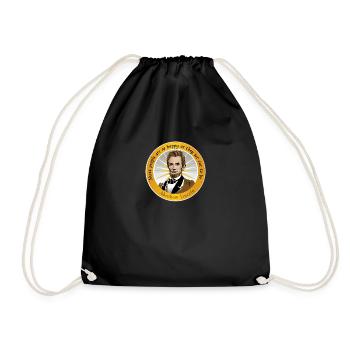ABRAHAM LINCOLN Wise Man - Drawstring Bag - black - Front