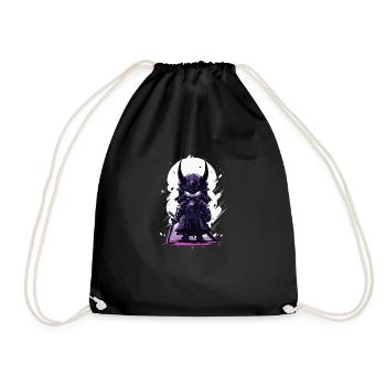 Epic Samurai - T-shirt de guerrier japonais - Sac de sport léger - noir - Devant