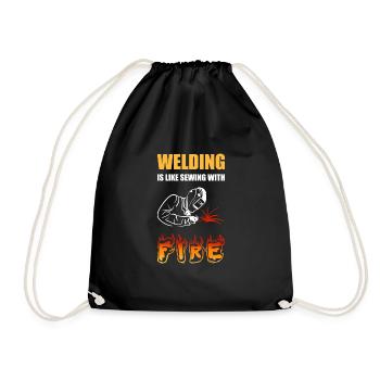 Soudeur Soudage Métallurgiste Schlosser - Sac de sport léger - noir - Devant