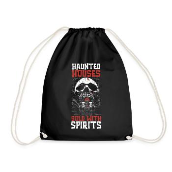 Maisons hantées vendues avec Ghosts Realtor Hello - Sac de sport léger - noir - Devant
