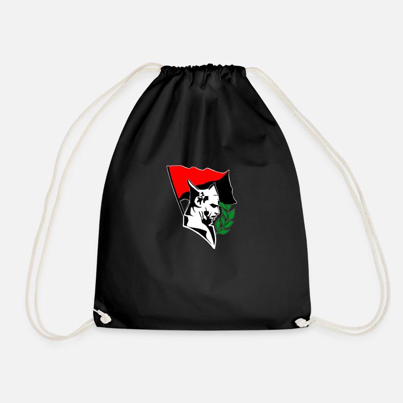 Durruti - Anarchy Flag - Turnbeutel - Schwarz