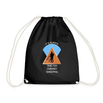 Chimney Sweep Chimney Sweep - Drawstring Bag - black - Front