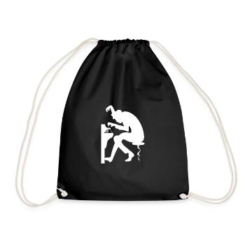 Le pianiste Pianiste Master Gift - Sac de sport léger - noir - Devant