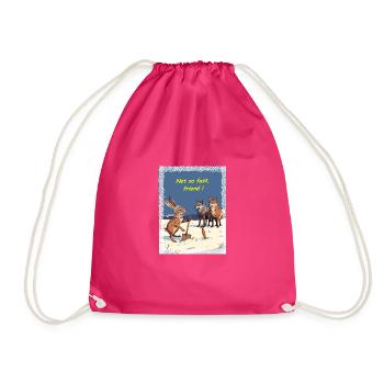 Prüfung des Schicksals - Turnbeutel - Fuchsia - Vorne