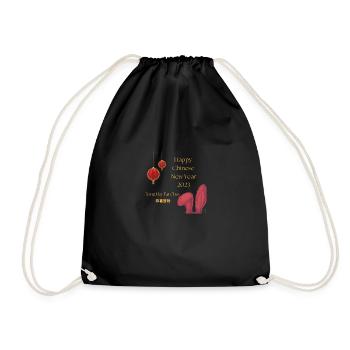 Chinese new year 2023 - Drawstring Bag - black - Front