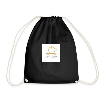 Coffee Lover - Turnbeutel - Schwarz - Vorne