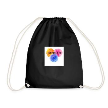 COLORE LA VIE - Turnbeutel - Schwarz - Vorne