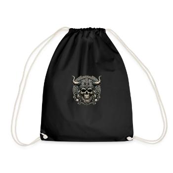 Celtic Warrior's Rest - Drawstring Bag - black - Front
