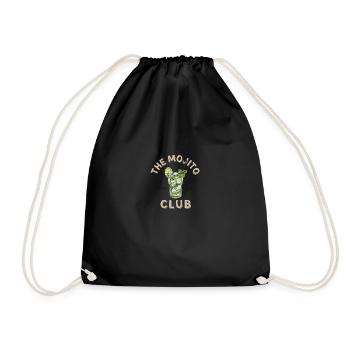 MOJITO Club - Turnbeutel - Schwarz - Vorne
