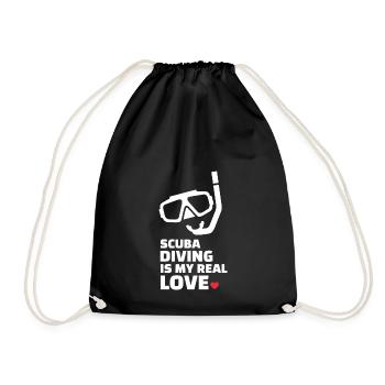 J’adore plonger - Sac de sport léger - noir - Devant