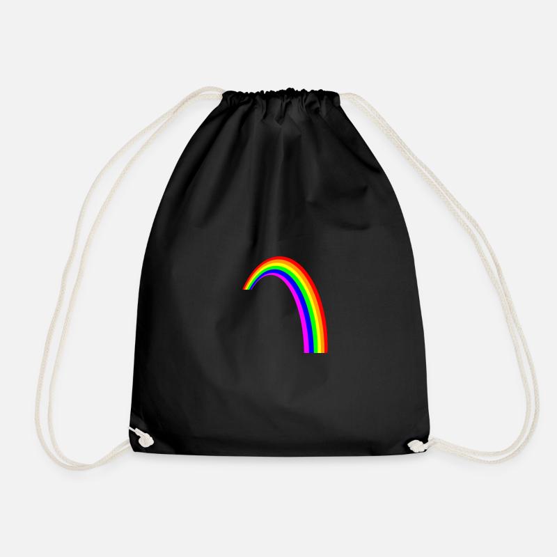 Rainbow - Turnbeutel - Schwarz