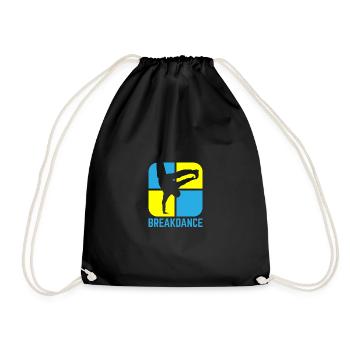 Breakdance B-Boy Streetdance Design Hip Hop Danse - Sac de sport léger - noir - Devant
