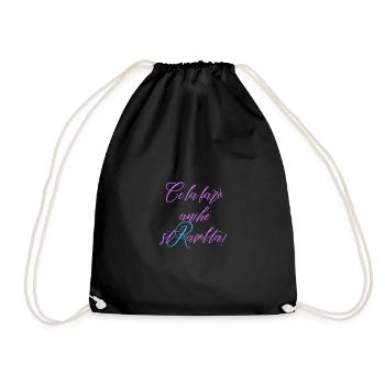 I'll also make it upset - Drawstring Bag - black - Front