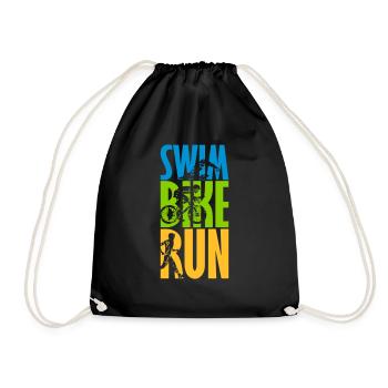Swim Bike Run - Sac de sport léger - noir - Devant
