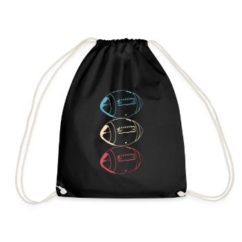 American Football American Vector Pride - Sac de sport léger - noir - Devant