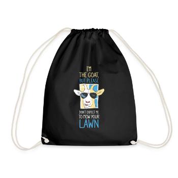 Je suis la chèvre - Sac de sport léger - noir - Devant