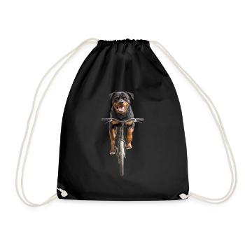 Rottweiler - Turnbeutel - Schwarz - Vorne