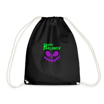Citrouille d’Halloween, Joyeux Halloween - Sac de sport léger - noir - Devant