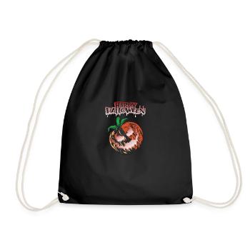 Citrouille d’Halloween, Joyeux Halloween - Sac de sport léger - noir - Devant