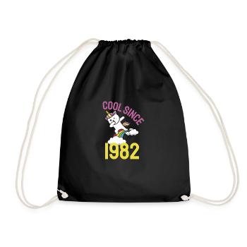 Cool depuis 1982 Dabbing chat 40ème anniversaire - Sac de sport léger - noir - Devant