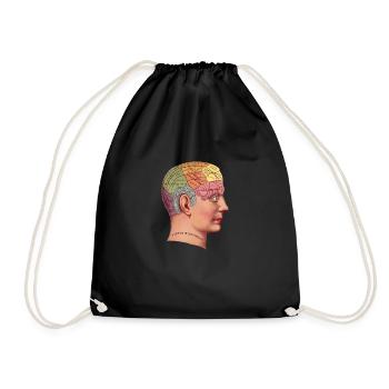 Psychology Vintage - Drawstring Bag - black - Front