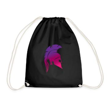 Sparta Design, violet - Sac de sport léger - noir - Devant
