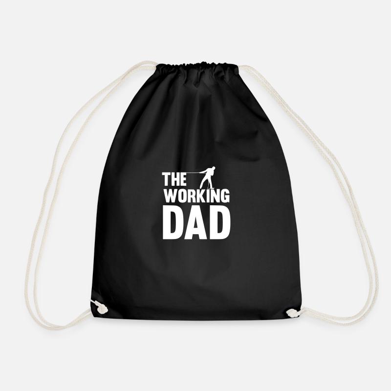 The working dad - Turnbeutel - Schwarz