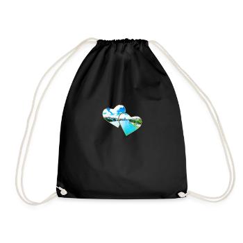 Basel - Drawstring Bag - black - Front