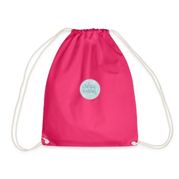 Stay warm - Turnbeutel - Fuchsia - Vorne