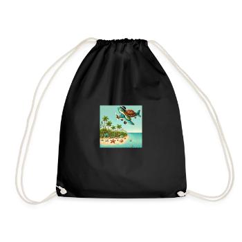 Pilot villain - Drawstring Bag - black - Front