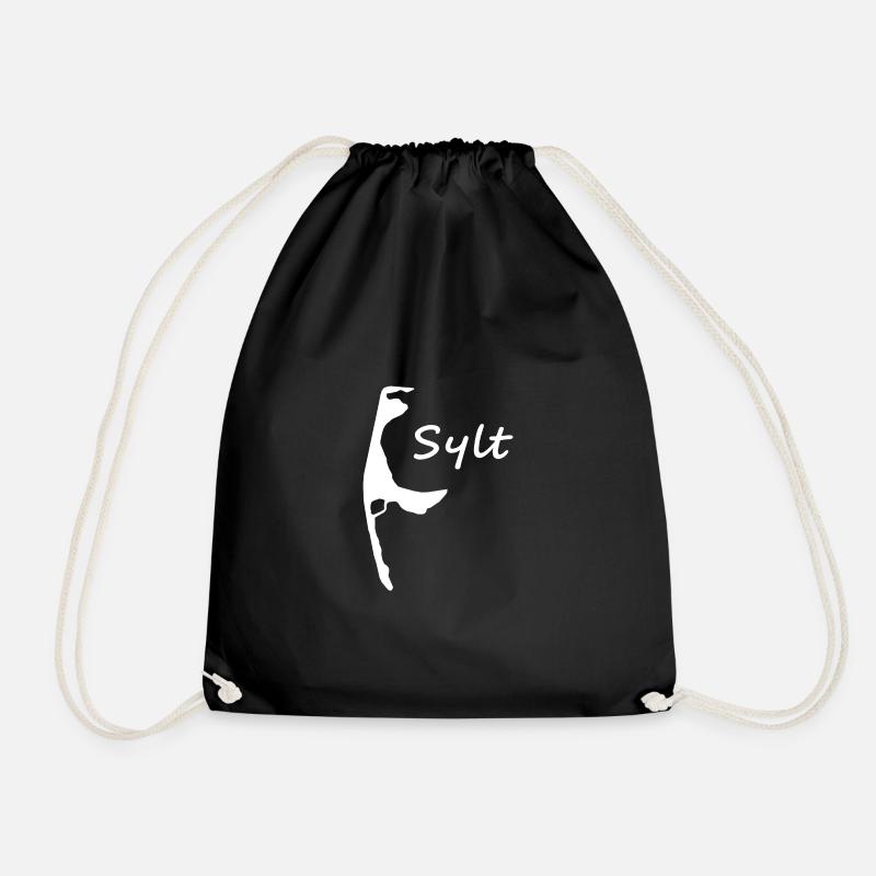 Sylt - Drawstring Bag - black