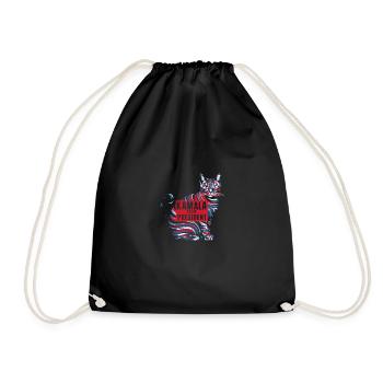 Kamala for the patriotic cat design of the - Drawstring Bag - black - Front