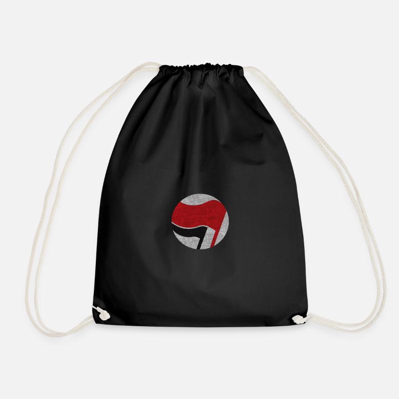 antifasciste de gauche - Sac de sport léger - noir