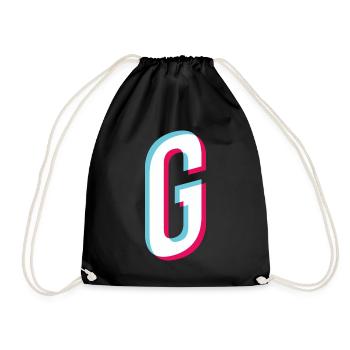 G - point G - Drawstring Bag - black - Front